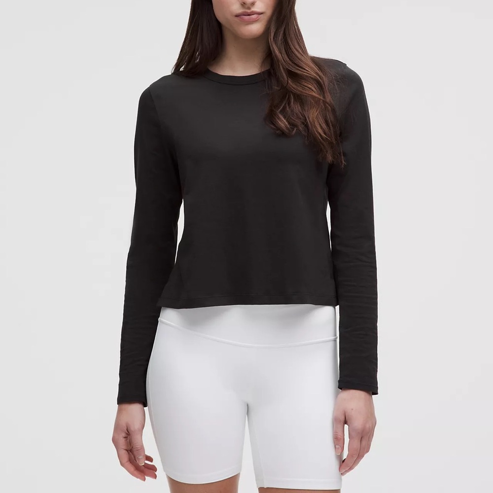 Lululemon Classic-Fit Cotton-Blend Long-Sleeve Shirt | Black